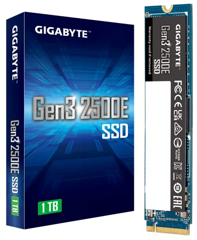 Disco Duro Gigabyte Gen3 2500E SSD 1TB 1 TB SSD