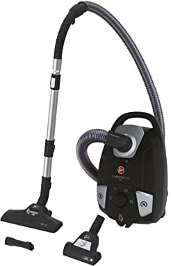 Hoover H-ENERGY 300 Pets Cylinder Vacuum Cleaner with Pet Hair Tool - High Performance Small Corded Vacuum, 3.5L Bagged Canister, Hepa Filter, Compact to Store, 850w [HE320PET]