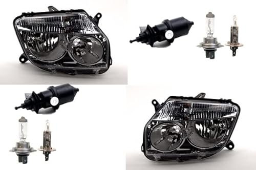 Johns, Scheinwerfer passend für Dacia Duster 10-13 m. H7 H1 Links Rechts mit Stellmotor