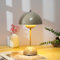 Neoglint Tischlampe Kabellos Wiederaufladbar,Flowerpot Lampe Tischlampe,Dimmbar Mit Touch-Steuerung,3 Helligkeitsmodi,Dekoratives Mushroom Lamp FüR Bett,Schreibtisch,Tisch,BüRo