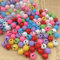 SHTGOI 50 Stücke Glöckchen Schellen Glocke 14mm Bunt Kleine Glocken Metallglöckchen Schlittenglocken Bastelglocken für Weihnachtsdekoration Schmuckherstellung Haustierhalsbänder Schlüsselbund