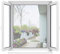 Apalus Zanzariera Universale Finestra 120x240 CM, Set 2 Pezzi – Rete Zanzariera Fissa Regolabile - CON Taglierino e Smoother per Installazione, Bianco