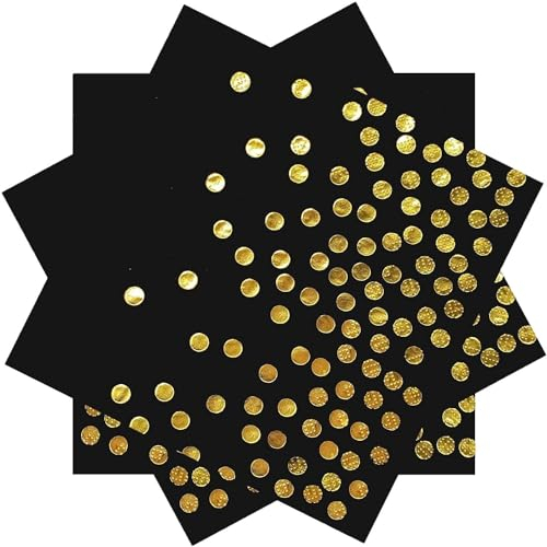 40 Stück Schwarz und Gold Geburtstag Servietten,33x33cm Papier Party Servietten,für Junge Mädchen Geburtstag Party Deko