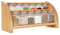Holzfee Gewürzbord Gewürzregal Gewürzständer Holz Buche mit 12 Glas Gewürzdosen