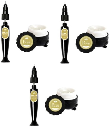 Beaupretty 3sets Nails Gel Polish Extra Strong Nail Glue Gorilla Glue Art Paste Gel Filling Pen Drill Adhesive Manicure Tool Accessories