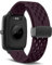 MaEiol 19mm Silikon Armband Kompatibel mit Veryfitpro ID205L ID205 ID205S ID205G, Weiches Sport Ersatzarmband Magnetverschluss Uhrenarmbänder, Atmungsaktive Armbänder für ID215G ID216 - Frucht lila