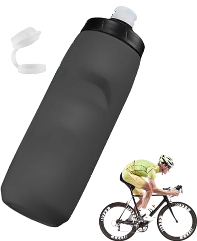 Maciun Fahrradflasche | Gym-Wasserflasche für Männer - Auslaufsichere Sport-Outdoor-Wasserflasche mit 750 ml, leicht zu drückende Flasche für Sport, Laufen, Camping, Wandern, Schule