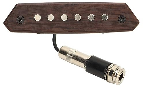 Kit De Micro Pour Guitare, Réduction du Bruit, Sans Trou, Pour Guitare Acoustique, électrique, Transducteur à Double Bobine Pour Guitare Acoustique, Préamplificateur Magnétique