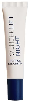 Wunderlift Nacht Retinol Augencreme - Anti-Aging Augenserum gegen Falten und Augenringe mit Hyaluronsäure, 3% Verkapseltem Retinol, Aufhellende Augenpflege, Reduziert Schwellungen, Hydratisierend
