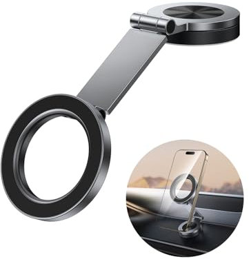 Syncwire für MagSafe-Autohalterung,[360°-Drehung] Magnetischer Telefonhalter das Auto, Metallarm,starke Magnete,iPhone-Autohalterung Auto-Dash-Telefonhalter für das passt zu iPhone 17 16 15 14 Pro Max