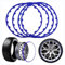 Rim Protector Guard für Volksw𝐚gen T6 Transporter/Multivan/Caravelle,Schützen Sie die Stahlfelge vor Kratzern,widerstehen Sie Korrosion, verlängern Sie die Lebensdauer der Stahlfelge,4Stück