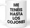 LA CASA DE LAS TAZAS® Tazas Divertidas - Tazas Originales para Regalar - Tazas con Frases de Humor, Regalos Divertidos, Tazas Desayuno Graciosas - Taza Amigo Invisible (Coj*nes)