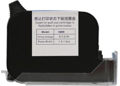 Fol13b schwarze Tintenpatronen, 600 DPI, schnell trocknend, kompatibel Kompatibel mit Inkjet Batch Coder Online Tij Drucker, thermische Tintenpatrone, unverschlüsselte Tintenpatrone(1xBlue-12.7mm)