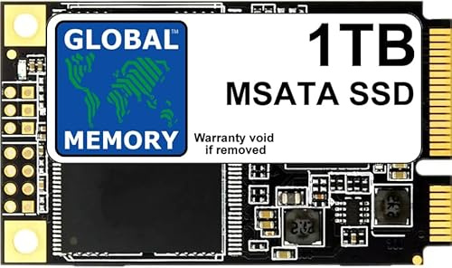 GLOBAL MEMORY 1TB MSATA 2242 WWAN Solid State Drive (SSD) für Lenovo Thinkpad X220 X220T X230 X230T T420 T420S T430 T430S