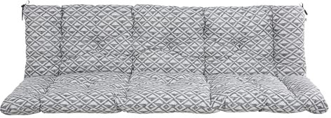 PATIO Hollywoodschaukel Auflage 180x50 Frigiliana Bankauflage groß für Sitzfläche Rückenlehne einteilig mit Schnüren