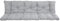 PATIO Hollywoodschaukel Auflage 180x50 Frigiliana Bankauflage groß für Sitzfläche Rückenlehne einteilig mit Schnüren