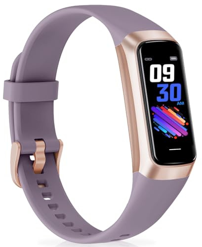 Moremore Fitness Tracker with 24/7Heart Rate, Blood Pressure, Sleep Tracking, Calorie, Activity Tracker with 1.1 AMOLED Color Screen, Waterproof Step Tracker for Android iPhones Women Men