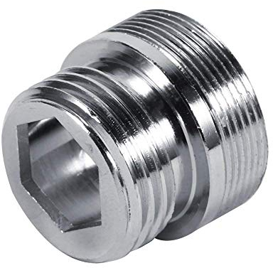 Yosoo G1/2 Cabeza de Transferencia de purificador de Agua de Bronce Accesorios de Adapteur de Grifo para Cocina casa, 24mm-20mm