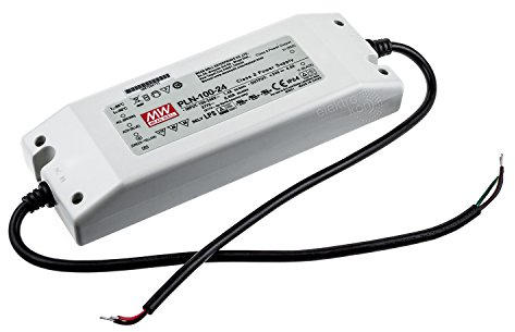 Mean Well PLN-100-24 Einbau-Netzteil 24Vdc / 4A / 96W / IP64 / MM- u. F.-Zeichen