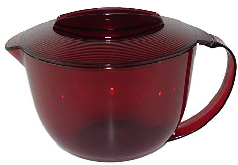 TUPPERWARE Mikrowelle Microplus 1,0 L rot Kanne I30 Micro Plus Mikro