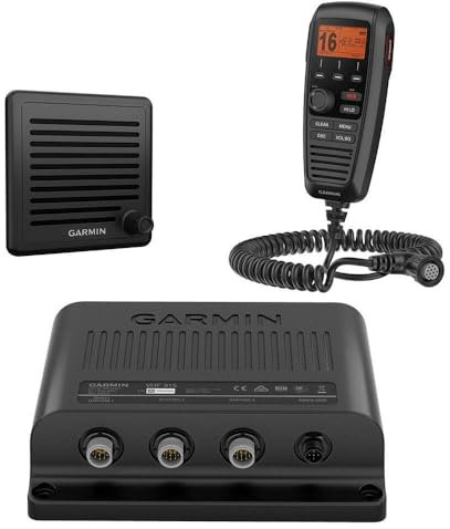 Garmin 0100204700 VHF 315, Modular, with Hailer & GPS, White, Small