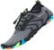 SAGUARO Badeschuhe Herren Wasserschuhe Damen Barfuss Schuhe Sport Schwimmschuhe Barfußschuhe Gegen Seeigel Aquaschuhe rutschfest Strandschuhe Leicht Neoprenschuhe Barfussschuhe Grau, Gr.46