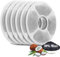 Lot de 6 filtres de fontaine à eau pour chat, 50% plus de filtres à charbon actif, véritables filtres de rechange pour fontaine à fleurs de chat, adaptés à la plupart des distributeurs d'eau pour