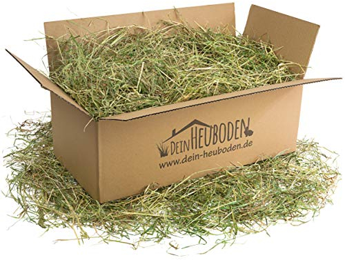 Dein Heuboden Heu 4kg - Wiesenheu und Einstreu für Kaninchen Meerschweinchen Hasen Hamster. Kaninchenfutter direkt vom Hof