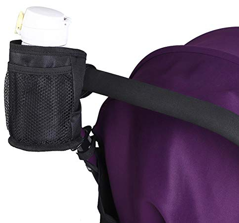 Porte gobelet Poussette, étanche bébé Poussette Bouteille Porte gobelet Boisson Poche Sac pour Poussette Landau fauteuils roulants, Accessoires