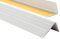 PVC Treppenkantenprofil Selbstklebend Winkelprofil Anti-Rutsch Treppenkante 50x40mm - 1,10m, Hellgrau