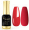 VENALISA UV Nagellack Gellack rot farben,Gel Nail Polish Soak Off Nägel Farbgel Kit Red Gel Nagellack für Nageldesign Maniküre 12ml