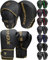 RDX Kinder Boxhandschuhe und Pratzen Set Kampfsport Handpratzen Junior Muay Thai Boxpratzen Mitts MMA Training Boxen Pads Sparring Schlagpolster Kickboxen Schlagkissen Haken und Jab Boxpads (MEHRWEG)