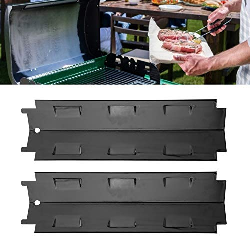 Sxhlseller Plaque chauffante pour Gril à gaz 2 pièces, pièces de Rechange pour Gril, Outil de Barbecue en Acier Inoxydable pour grilles Charbroil 463230710, 463320109, 463320110, ect