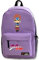xhomeshop JoJo's Bizarre Adventure Rucksack Anime Peripheral Double Shoulder Bag Student Large Capacity School Bag Joestar Collection Secondary Canvas Bags for Unisex