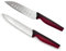Jata HACC4500 - Cuchillos Cocina, Juego Cuchillos Cocina 2 piezas Santoku, Cuchillos de Acero Inoxidable, Mango Ergonómica, Fácil limpieza, Hoja 170 mm, Bicolor