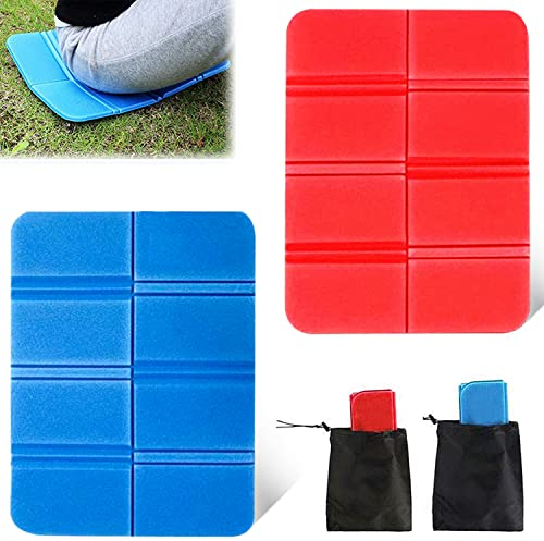 Sitzkissen Outdoor Sitzunterlage Faltbar Sitzmatte Thermo für Erwachsene Und Kinder Kissen Outdoor Wasserdicht ZubehöR für Wandern-Picknick-Camping(2Stk)