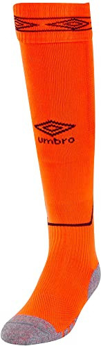 Umbro Diamond Football Socks (L) (Shocking Orange/Black)