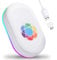 CHOKMAX Mouse Jiggler, Newest Undetectable Mouse Mover Shaker Wiggler with Color Switchable RGB Lights and Drive Free USB Port, Automatic Random Move Mechanical Turntable Pad Keep Computer Awake