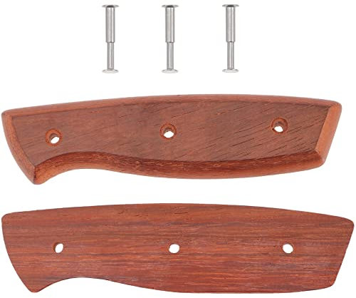 Angoily Japanisches Kochmesser Japanisches Kochmesser 2 Stücke Küchenmesser Griff Ersatz Kitcken Reparatur Griff Für Sashimi Naturholz Griff Ersatz Japanisches Kochmesser Holzgriff
