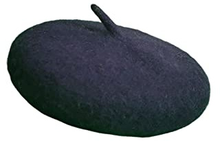 F Fityle Baskenmütze für Hunde, Hund Katze Beret Hut, Haustier Französisch Beret Cap, Haustier Beret Wollmütze, Dog Cat Beret Wool Yard Hat für Hunde, Urlaub, Geburtstage, Hundedekoration, Schwarz