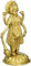 Aakrati Devyom Statue Lord Vishnu Holding Club Messing Statue