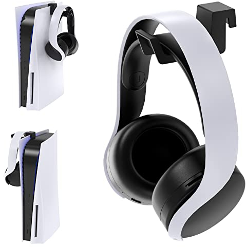 FYOUNG Headset Holder for PS5, Hook Hanger for PS5 Headphone Hanger Holder, Headphone Stand for PS5-Black