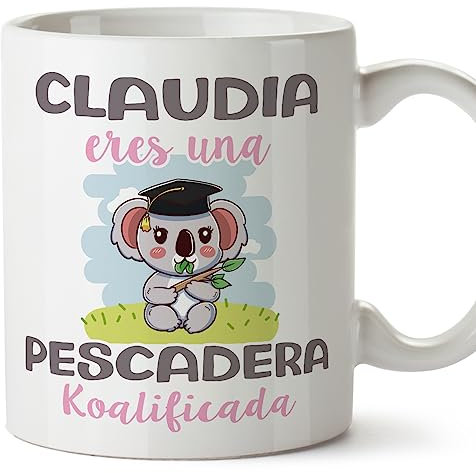 MUGFFINS Tazas Personalizadas para PESCADERA - En Español - Koalificados Personalizados - 11 oz / 330 ml - Regalo Personalizable original y divertido