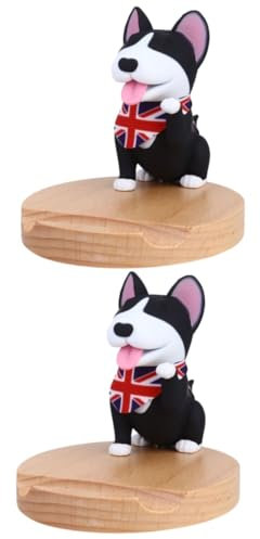 Uonlytech 2 Pcs Chien Support De Téléphone Kick Stand pour Téléphone Smartphone Stand Universel Support De Téléphone Portable De Bureau Smartphone Mobile Téléphone Stand Support De