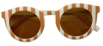 EUUDROBY Sonnenbrille Herren Individualisierte Sonnenbrillen Mode Checkerboard Sonnenbrille Brille-braun Weiß