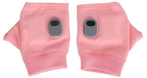 USB Heating Gloves, Rechargeable 3 Level Hot Compress 2000mAh Intelligent Fingerless Heating Gloves, Adjustable Temperature Settings