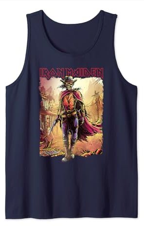 Iron Maiden - Piece of Mind Graphic Novel Stranger Navy Tank Top