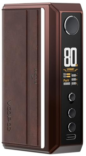 DRAG 5, VOOPOO Drag 5 Box Mod 177W | Base 510 | 2 piles 18650 requises (Non Incluses) | Sans nicotine