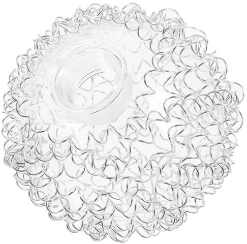 TOGEVAL Glas Lampenschirm Kugel-form Mit Aluminium Draht Design Für Kronleuchter Deckenleuchte Ersatz Schirm Abdeckung