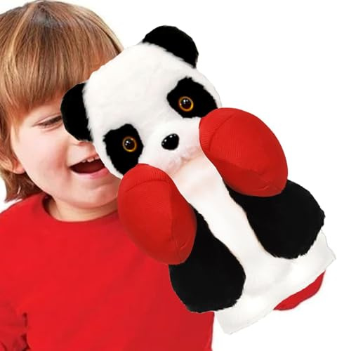 Panda-Handpuppe, Box-Handpuppe, interaktive Handpuppen, Cartoon-Handpuppen | Weiches Spielzeug für Kindergarten, Kindergarten und Kindergarten